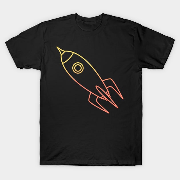 Rechno Rocket T-Shirt by Usea Studio